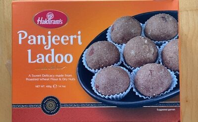Bikaji Atta Ladoo 14.11 oz (400g), Premium Whole Wheat Ladoo, Traditional Indian Sweet, Authentic Homemade Style Mithai, Ready to Eat Festive Dessert, Gifting Sweet, Premium Ladoo Sweet Box