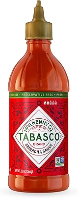 Brand Sriracha Sauce, Medium Hot Sauce, Easy-to-Squeeze Bottle, Thai-Style with Louisiana Twist, Rich & Bold Flavor, Great on Stir-Fry, Teriyaki, & More, 20 Oz (Pack of 1)