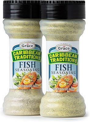 Caribbean Traditions Seasonings - 2 Pack - Fish Spices & Seasonings for Cooking - Fish Seasoning Spice - Authentic Jamaican