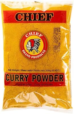 Chief Curry Powder 230g, 8oz Made in Trinidad & Tobago, 8.11 Ounce (Pack of 1)