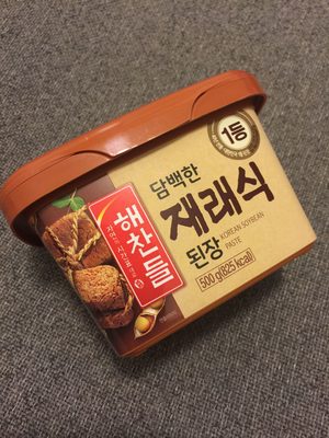 CJ Haechandle Soybean Paste, Korean Doenjang, 500g (1lb),