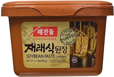 CJ Haechandle Soybean Paste, Korean Doenjang, 500g (1lb),