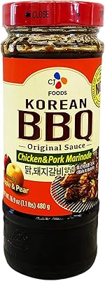 CJ Korean BBQ Chicken & Pork Marinade 16.93oz (4 Pack)