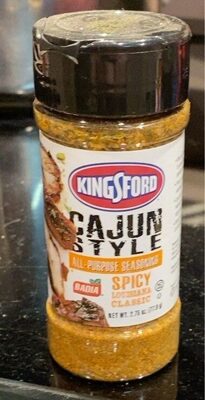 Culinary Seasonings: Kingsford Cajun Style Seasoning 2.75 oz Shaker