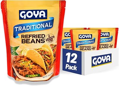 Foods Traditional Refried Pinto Beans Pouch, 15 Ounce (Pack of 12)