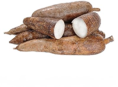 Fresh Whole Yuca Root Cassava Manioc Mandioca (5lb)