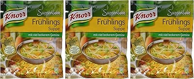 German Knorr Spring Soup Fruehlings Suppe Pack of 3
