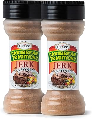 Grace Caribbean Traditions Jamaican Jerk Seasoning Dry Rub - 2 Pack - Jerk Seasoning Marinade - Jerk Seasoning Jamaican Style