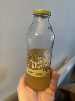 Grace Tropical Rhythms Pineapple Ginger Jamaican Fruit Juice 16oz, 6 Pack - Available at World Ethnic Foods on StoresGo