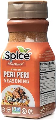 iSpice - PERI PERI SEASONING/PIRI PIRI SEASONING World Flavor Super Spice Blend | All Natural | Ready to use as is | No preparation is necessary