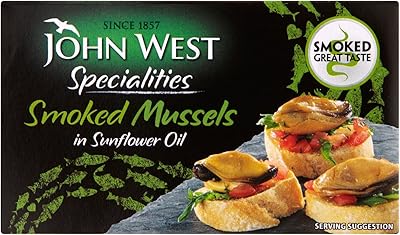 John West Smoked Mussels in Sunflower Oil (85g)