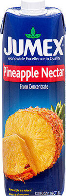 Jumex Pineapple Juice Nectar - Made with Fresh Fruit Puree from Concentrate for Tropical Fruit Smoothie Mix, Cocktail Mixers & Kids Drinks & Beverages - 11.3oz, 24 Pack Pineapple Juice Cans