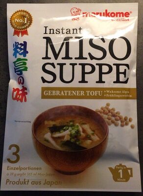 Kikkoman Instant Tofu Miso Soup (Soybean Paste Soup with Tofu) -(9 Pockets in 3 Packs) (3.15 Oz)