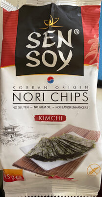 KIMCHIP (30-Pack) Spicy Kimchi Salsa Seaweed Snack – organic, vegan, gluten-free, low-calorie nori chips
