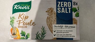 Knorr Zero Salt Chicken Stock Cubes 8x9g (0.31oz)