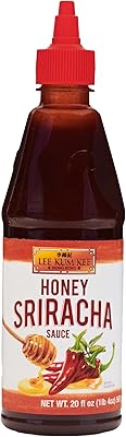 Lee Kum Kee Honey Sriracha Sauce (20 oz - 1 Pack), Sweet and Spicy Flavor, Perfect for Marinades, Dips, Glazes, Stir-Fry, Drizzles, Sauces, Burgers, Fries, Sandwiches, BBQs & Chicken Wings