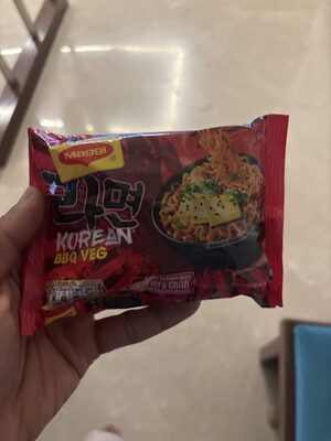 Maggi Korean Spicy BBQ Noodles, Korean Instant Noodles, 3 min, Spicy Ramen, Vegetarian, Halal, Kosher, 24-Pack