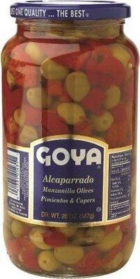 Mario Pimiento Stuffed Green Manzanilla Spanish Olives, 21 Ounce (Pack of 6) - Available at World Ethnic Foods on StoresGo