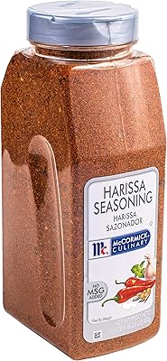 McCormick Culinary Harissa Seasoning, 19.5 oz - One 19.5 Ounce Container Harissa Seasoning Blend, Adds North African Flavor to Beef, Chicken, Lamb, Hummus, Wings and More