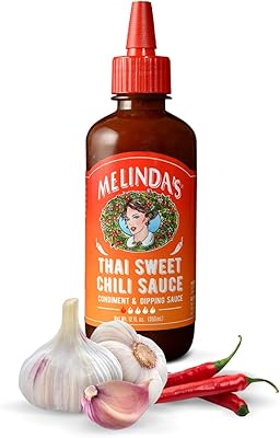Melinda’s Thai Sweet Chili - Sweet and Mild Asian Chili Sauce Made with Whole Fresh Ingredients - Gourmet Hot & Dipping Sauce - Keto Friendly - 12oz, 1 Pack