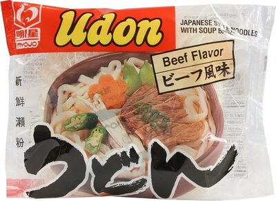 Myojo Japanese Udon Noodles with Soup Base Beef Flavor, 7.22 oz (Pack of 5)
