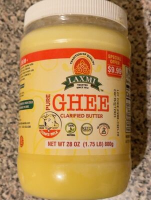 Natural Traditional Indian Style Pure Cow Ghee - 8oz