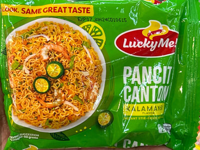 PANCIT CANTON KALAMANSI instant bread Sit Canton (fried noodles) calamondin taste 60g 10 bags set