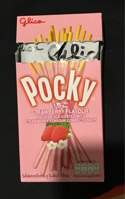 Pocky Crunchy Strawberry Covered Chocolate Biscuit Sticks 1.79 oz
