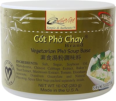 Quoc Viet Foods Vegetarian "Pho" Soup Base 10oz Cot Pho Chay Brand
