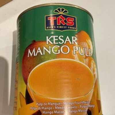 Rani Mango Pulp Puree (Makes Mango Lassi Shakes) Kesar Sweetened 30oz (1.875lbs) 850g Pack of 6 ~ Kosher | All Natural | NON-GMO | Vegan | No colors | Gluten Friendly | Indian Origin