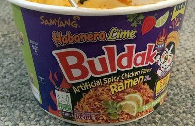 Samyang Habanero Lime Flavor Buldak Ramen Pack of 5