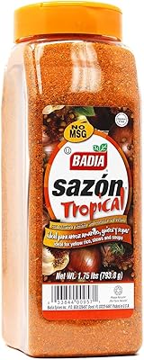 Sazon Tropical with Coriander & Annatto, 28 oz – Authentic Latin & Caribbean Flavors, No MSG, Gluten Free