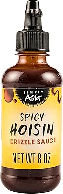 Simply Asia Drizzle Sauce, Spicy Hoisin, Savory, Spicy & Sweet Condiment Sauce For Drizzling On Noodles, Rice Bowls, Stir-Fry, Soup, and More, 8 fl oz