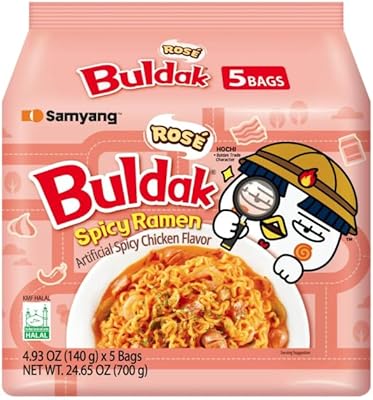 Spicy Buldak Rose Ramen (Rose 1 Family Pack)