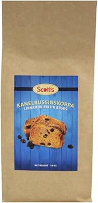 Swedish Cinnamon Raisin Rusk Toast (2 pack)