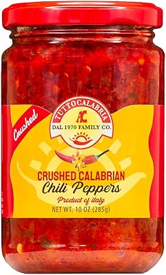 TUTTOCALABRIA, Crushed Calabrian Chili Peppers, 10oz (285g), Spicy Condiment with Calabrian Chili Peppers, Extra Virgin Olive Oil, Ideal for Pasta, Pizza, Sandwiches and Fish, Made in Italy - Available at World Ethnic Foods on StoresGo