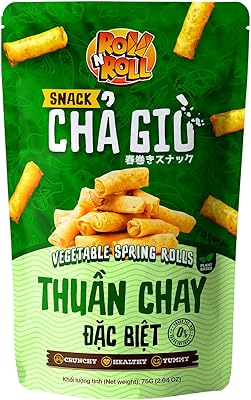 VEGETABLE SPRING ROLLS SNACK ROLL N' ROLL (PACK OF 10) (10)