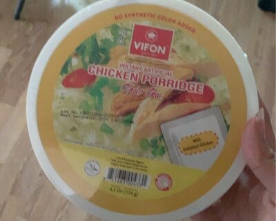VIFON Instant Chicken Porridge (Chicken Flavor) Congee Bag, 50 g | Pack of 50 | Halal Certified | Vietnamese Instant Rice Porridge | Real Spices | Ready in 3 Minutes