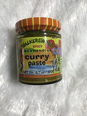 Walkerswood Spicy West Indian Curry Paste (Single Bottle 6.7oz) Product of Jamaica