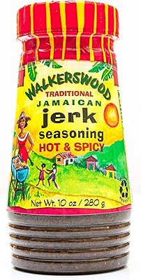 Walkerswood Traditional Jamaican Jerk Seasoning, Hot & Spicy, 10 oz