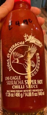 Weak Knees Super Spicy Gochujang Sriracha Hot Sauce, Bold Korean Gochujang Paste with a Kick & Fiery Heat from Habanero Peppers, Made in the USA, 10.5oz Squeeze Bottle