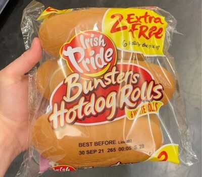 White Hot Dog Buns, 15 Ounce