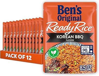 Buy Ready Rice Korean BBQ Flavored Rice, Easy Dinner Side, 8.5 OZ Pouch ...