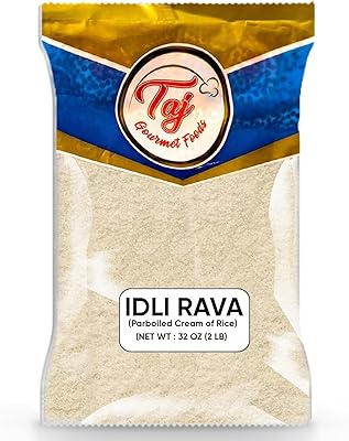 Buy TAJ Idli Rava 2lbs | Cream of Rice, Fresh Coarse Grounded Online from W